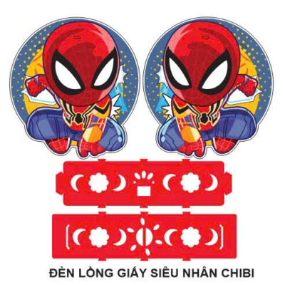 Lồng đèn trung thu - siêu nhân chibi